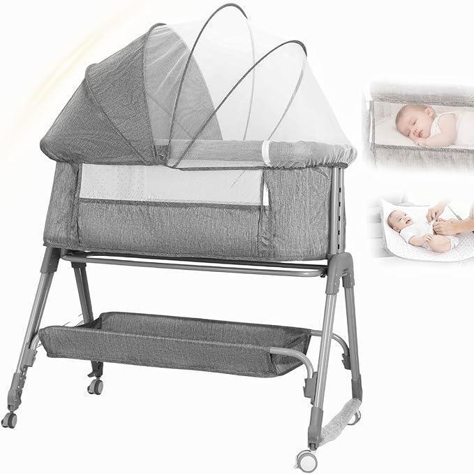 Berço Portátil e Cercadinho 3 em 1: Conforto e Segurança para Viagens e Lazer